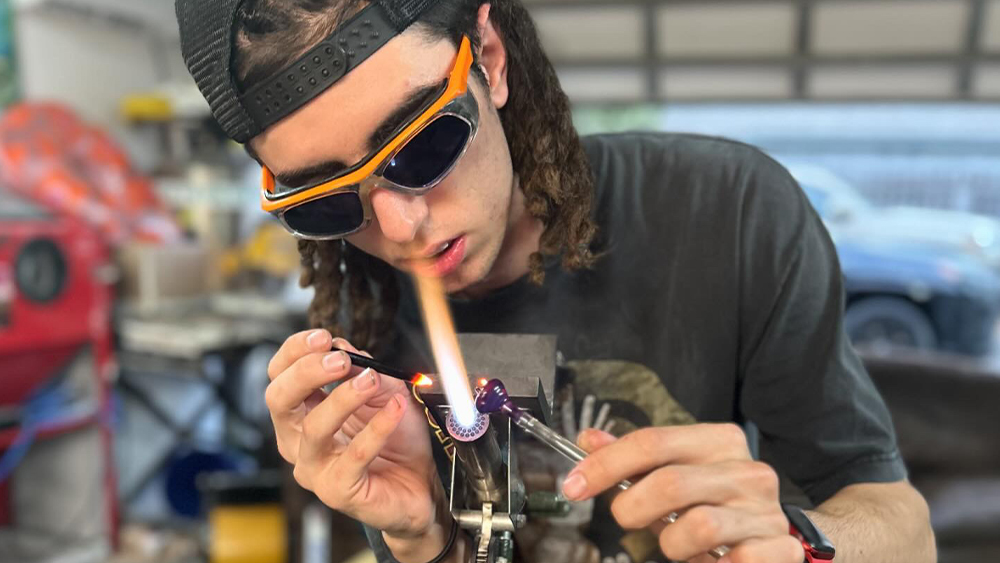 TAMUK-engineering-Anthony-glassblowing-home-garage-24JUN2025.jpg