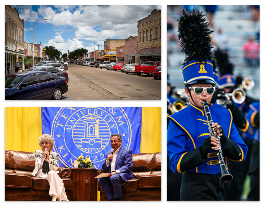 Collage of photos from TAMUK