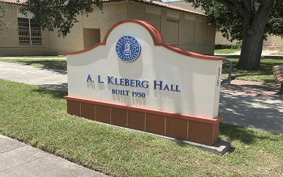 Kleberg Hall Sign