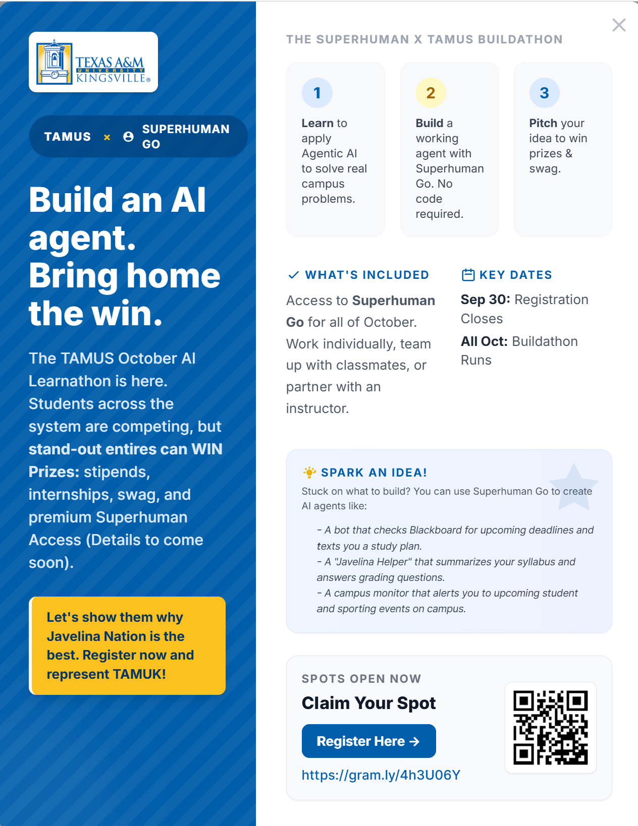 AI Superhuman TAMUS Buildathon