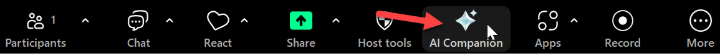 zoom bar