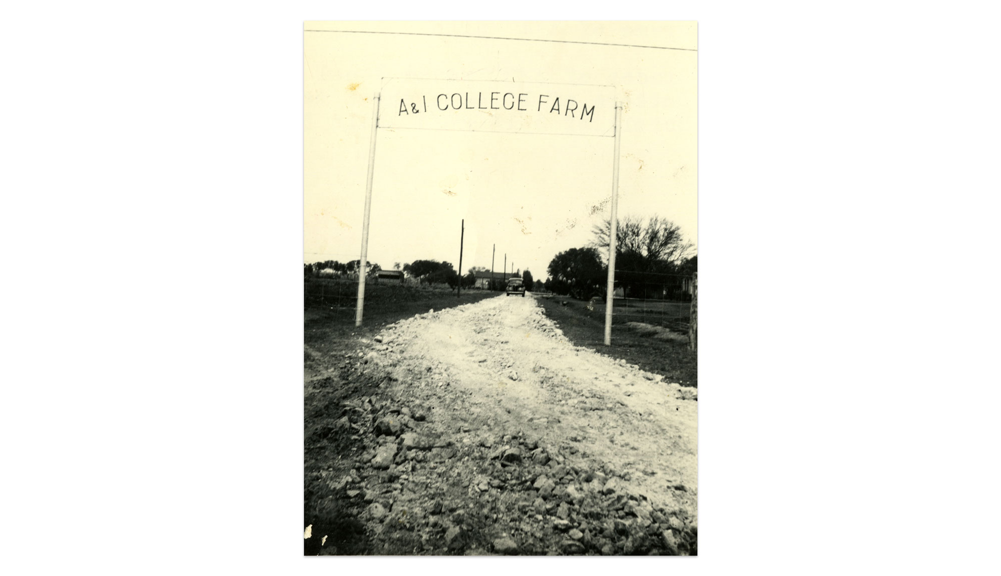 A&I College Farm entrance
