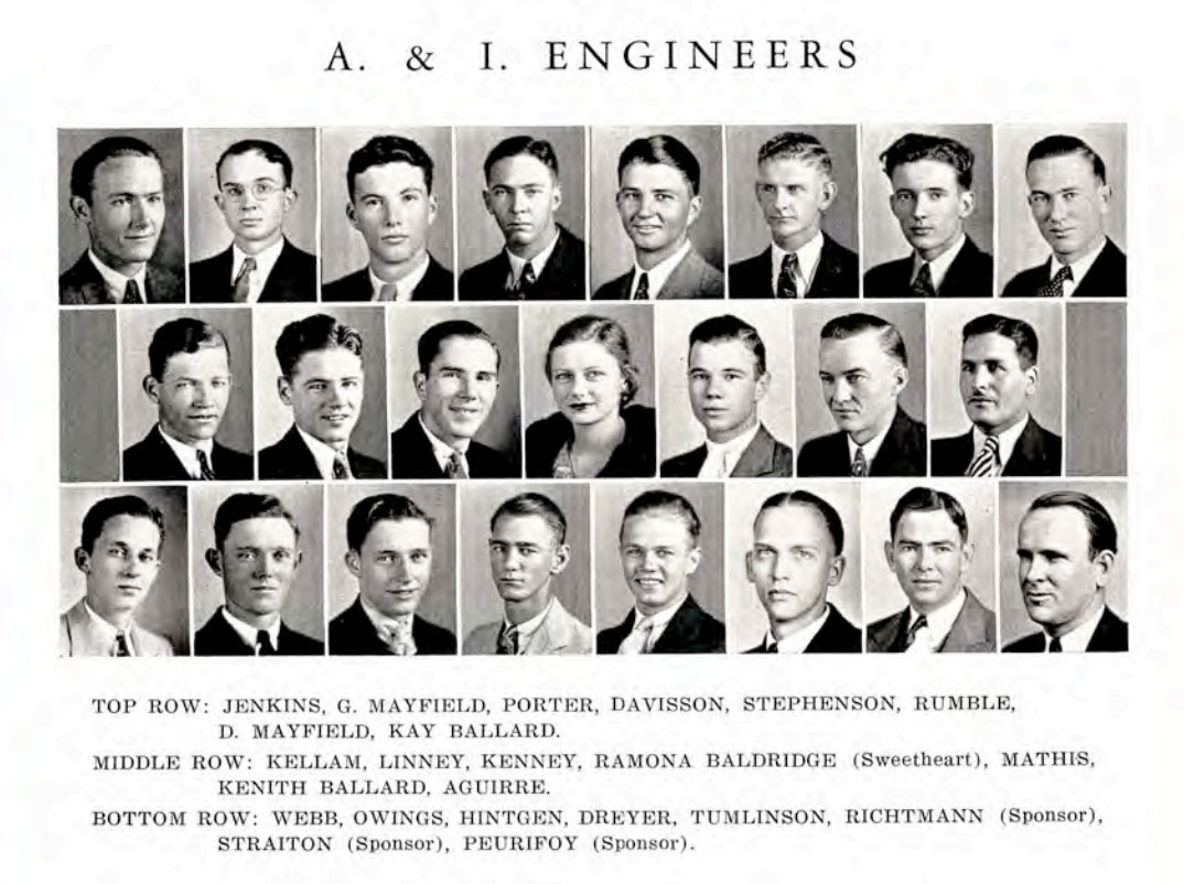 Engineering class of 1934