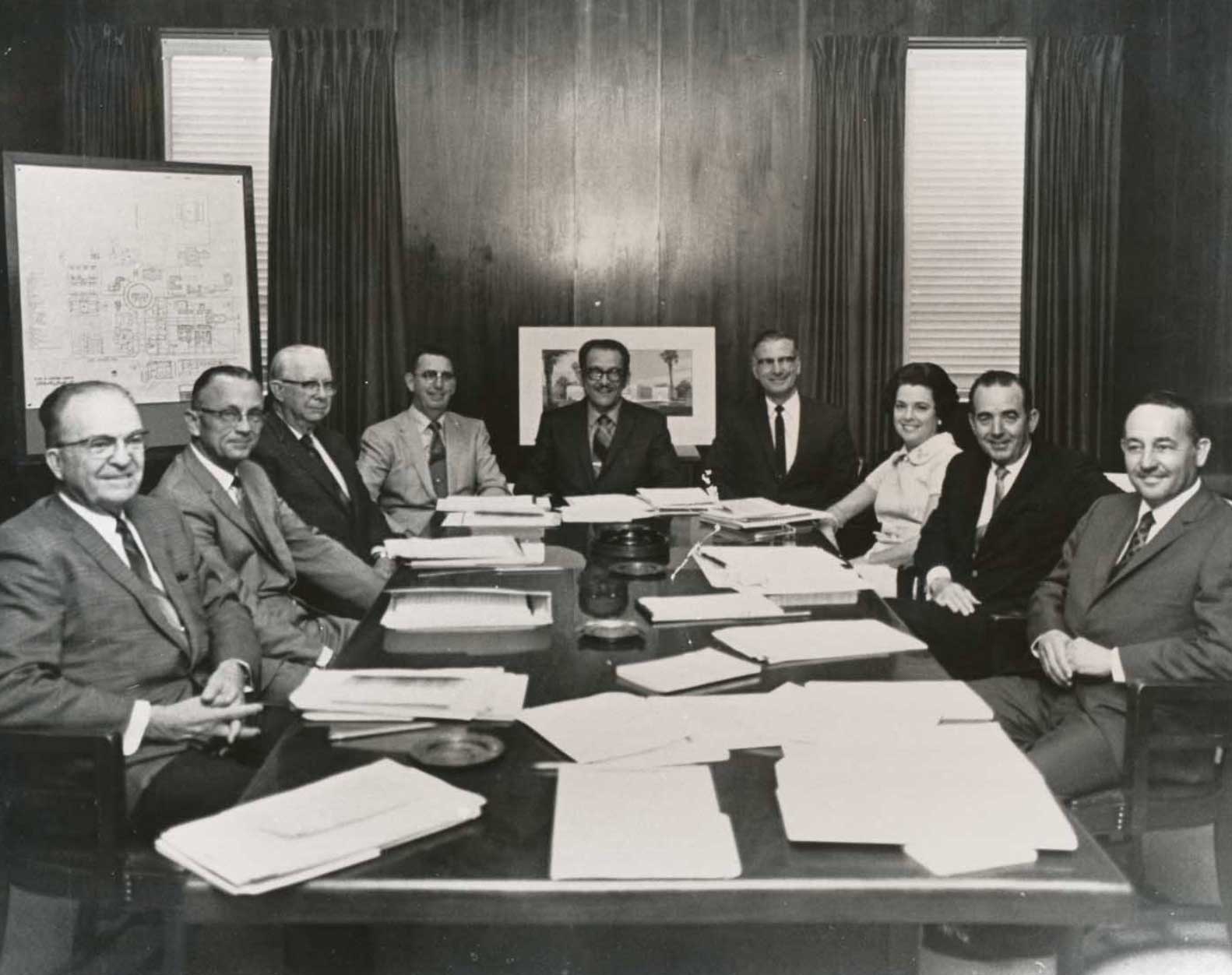 Board members gather for A&I incorporation signing