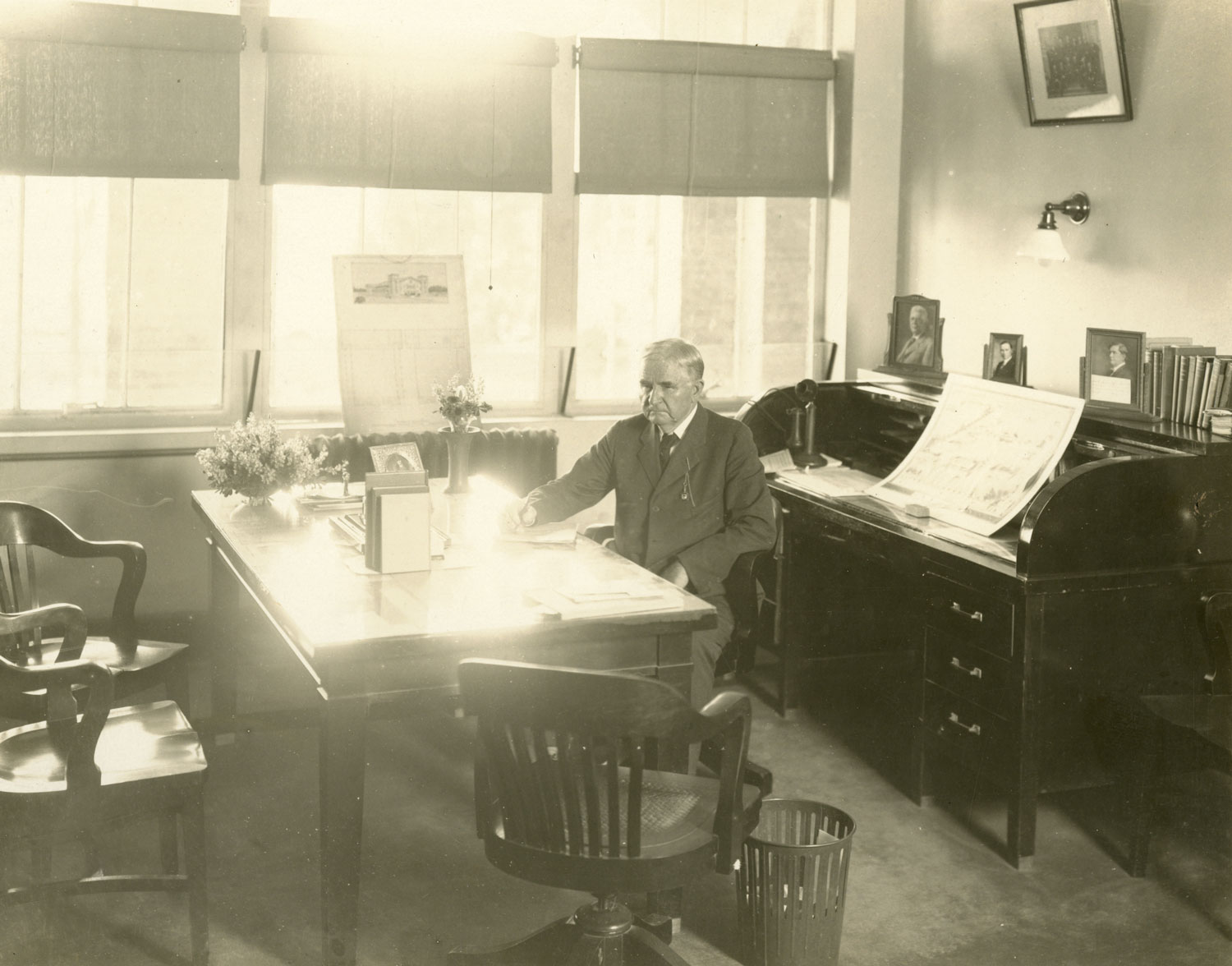Robert Cousins in the presidents office