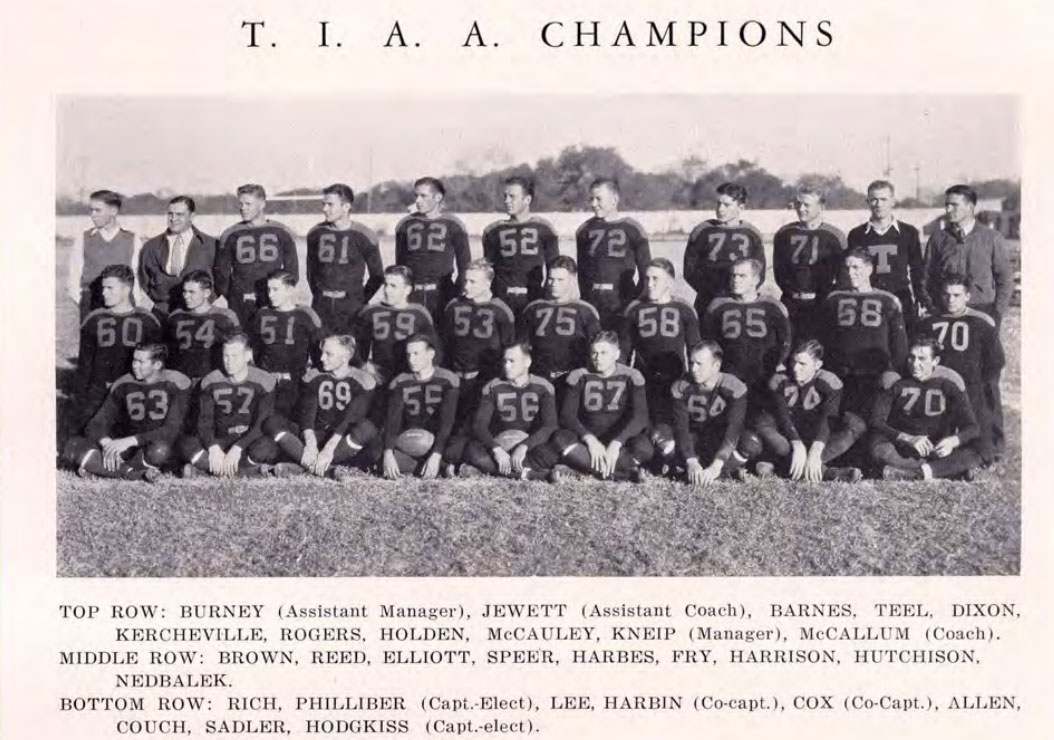 T.I.A.A. Champions football team photo