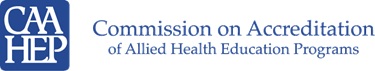 CAAHEP Accreditation Logo