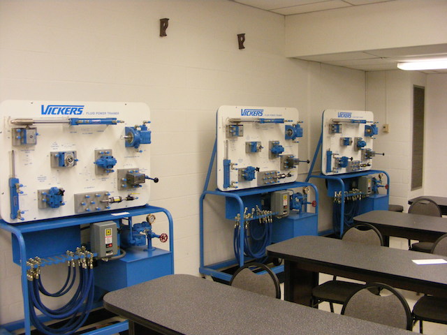 View of Electronics lab
