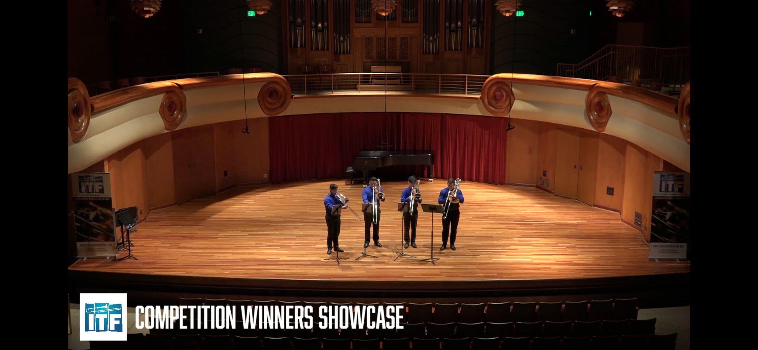 The Chulobones perform at the International Trombone Festival at Columbus State University in Georgia.