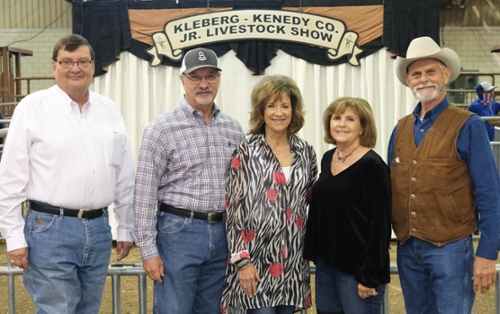 Cutline: Pictured here are donors to the new Agricultural Leaders Scholarship Endowment at Texas A&M University-Kingsville. Shown from left, are Dr. Mark Hussey, president of Texas A&M University-Kingsville; Tom Best, Glenda Best, Judy Colston and Bill Colston Jr.