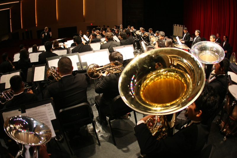 School of Music students perform in Jones Auditorium.
