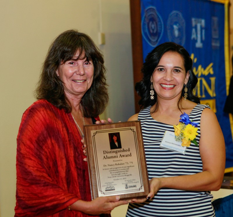 Dr. Nancy Rabalais with Anissa Hernandez