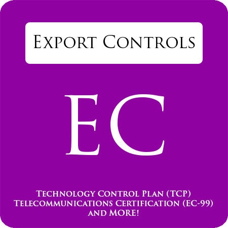 Export Controls in Research Technology Control Plans Telecommunications Certification and More image link below