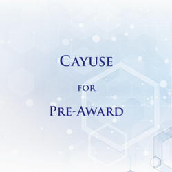 Cayuse for Pre-Award