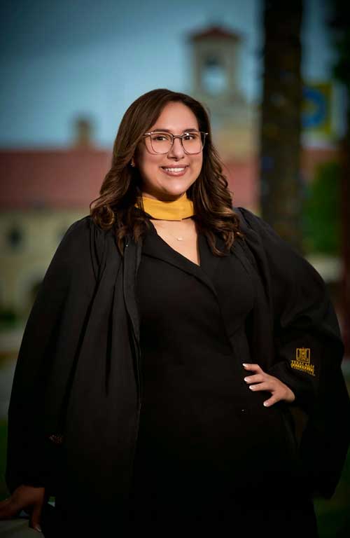 Jessica Lerma in Cap and Gown