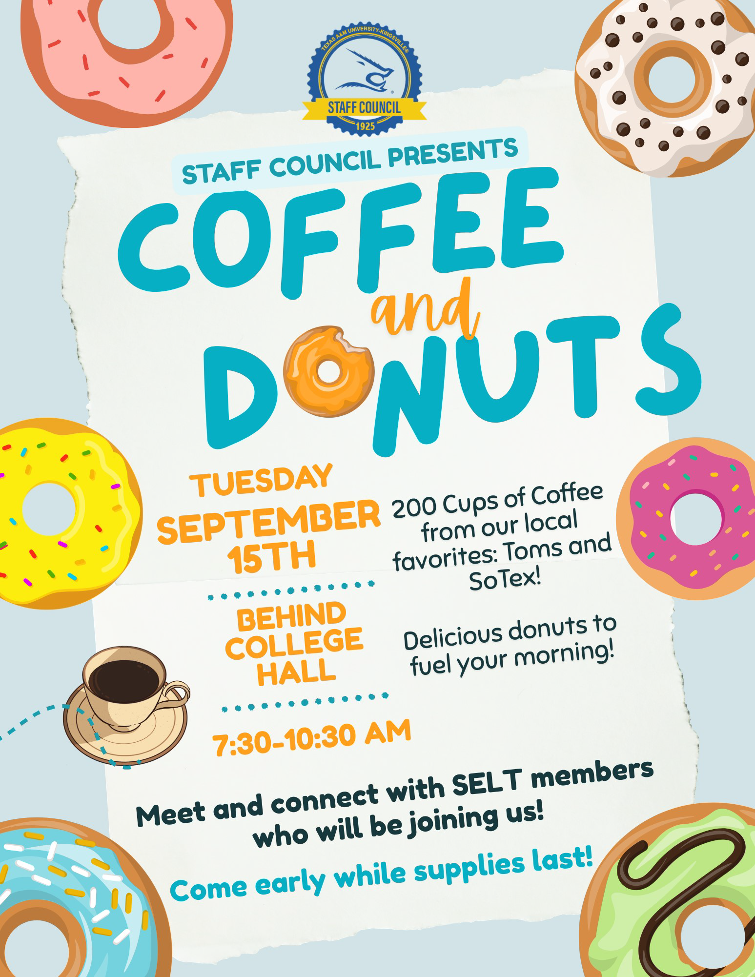 Fall 2026 Coffee and Donuts