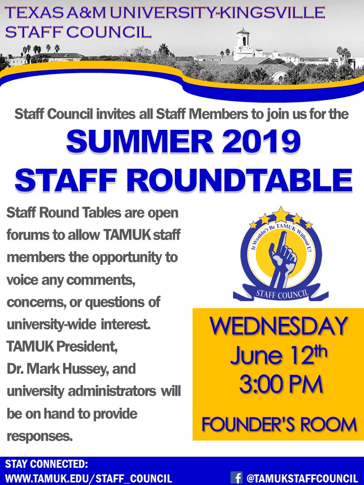 Summer Staff Roundtable